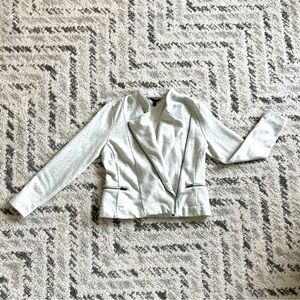 Never worn Banana Republic fleece moto jacket.